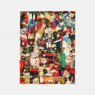 Nut Crackers Fleece Blanket