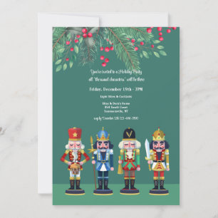 Nut Crackers Holiday Party Invitation