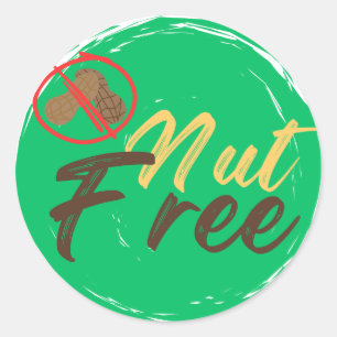 Nut-Free Zone Stickers