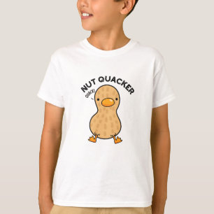 Nut Quacker Funny Peanut Puns  T-Shirt