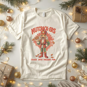 Nutcrack-ers – Funny Christmas Nutcracker Pun Tri-Blend Shirt
