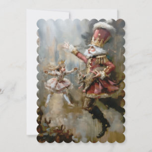 Nutcracke - Flat Invitation size 12.7 cm x 17.8 cm