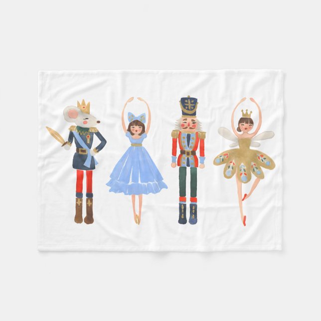 Nutcracker 1WH1 Fleece Blanket (Front (Horizontal))