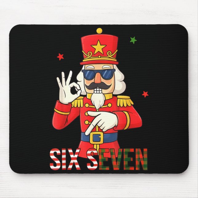 Nutcracker 67 Six Seven Christmas Meme Humor Men W Mouse Pad (Front)