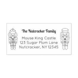 Nutcracker Address Self-inking Stamp