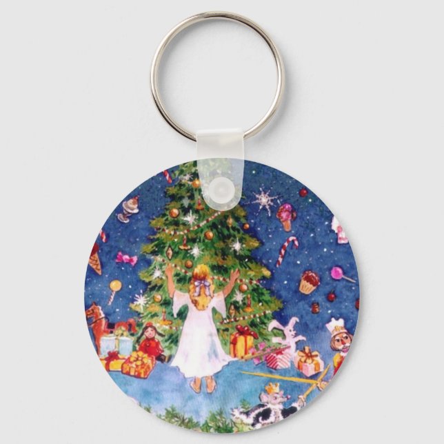 Nutcracker and The Tree Key Ring (Front)