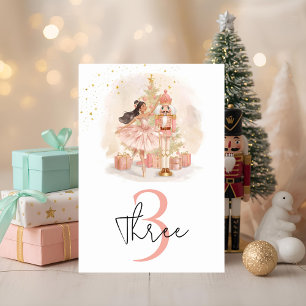Nutcracker Ballerina Birthday Table Number