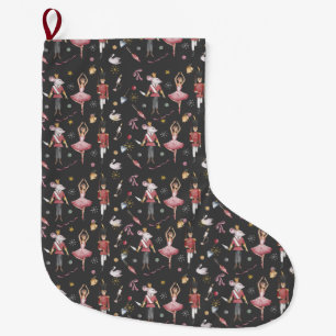 Nutcracker Ballerina Christmas gifts Large Christmas Stocking