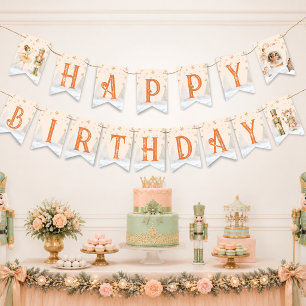 Nutcracker Ballerina Sugar Plum 1st Birthday Bunting