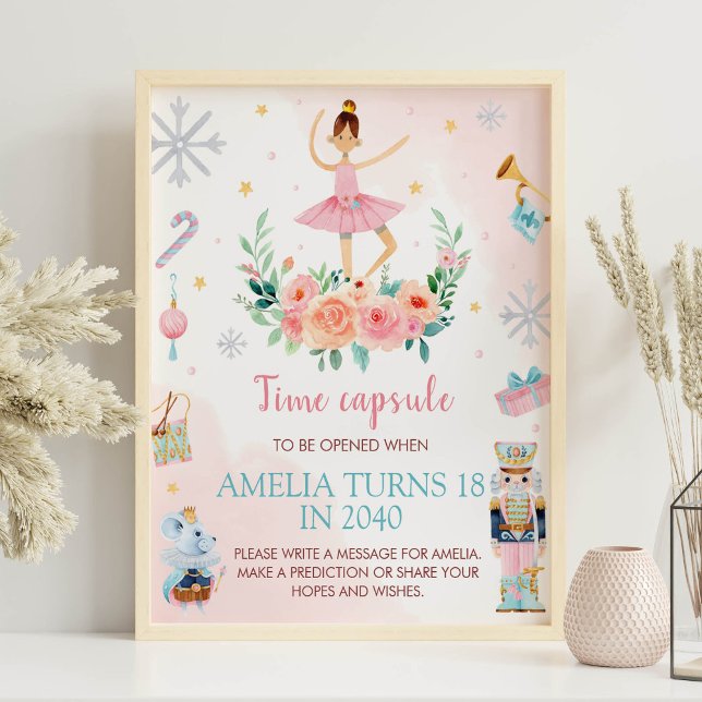Nutcracker Ballet Birthday Time Capsule Sign (Creator Uploaded)