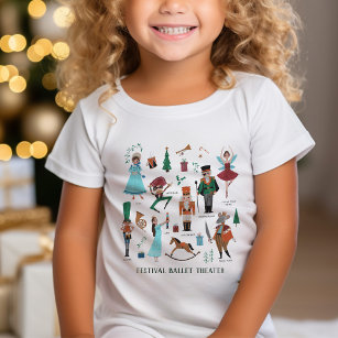 Nutcracker Ballet characters Christmas  T-Shirt