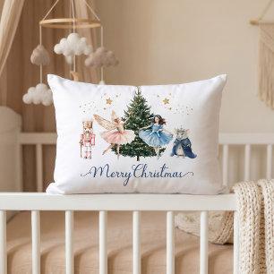 Nutcracker Ballet Christmas Festive Holiday Decorative Cushion