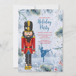 Nutcracker Ballet Christmas Holiday Party Invitation