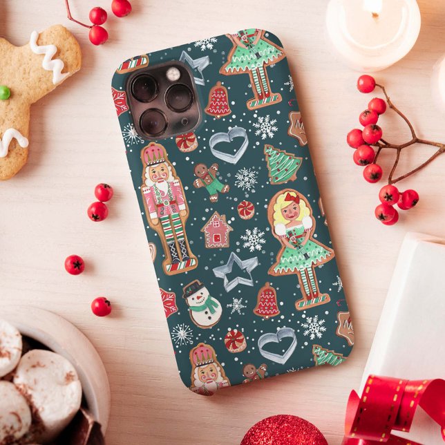 Nutcracker Ballet Christmas Holiday Pattern Case-Mate iPhone Case (Creator Uploaded)