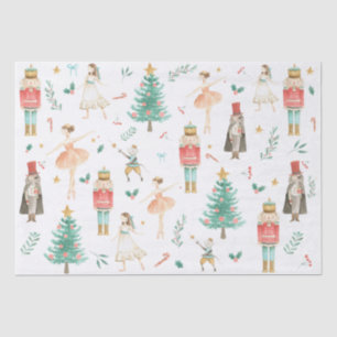 Nutcracker Ballet Christmas Images Tissue Paper