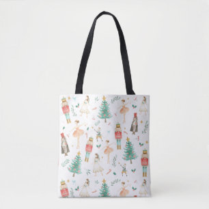 Nutcracker Ballet Christmas Images Tote Bag