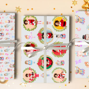 Nutcracker Ballet Christmas Photo Wrapping Paper Sheet