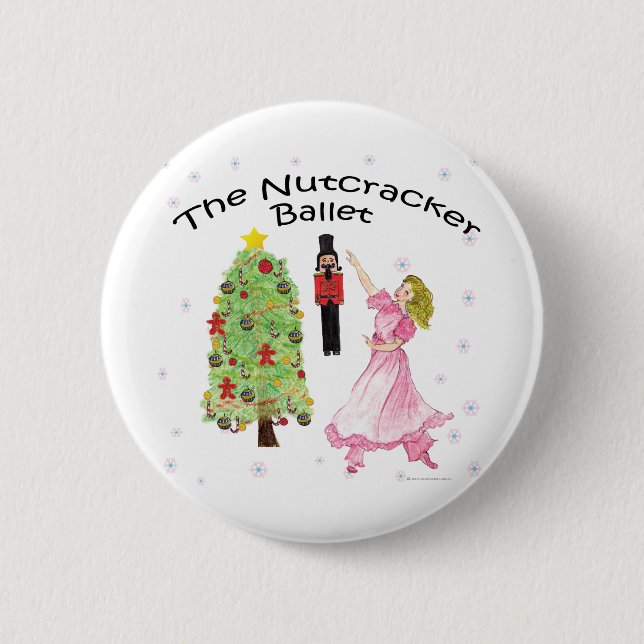Nutcracker Ballet Classic 09 6 Cm Round Badge (Front)