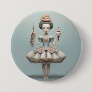 Nutcracker Ballet Fashion-Chinese Dancers 7.5 Cm Round Badge