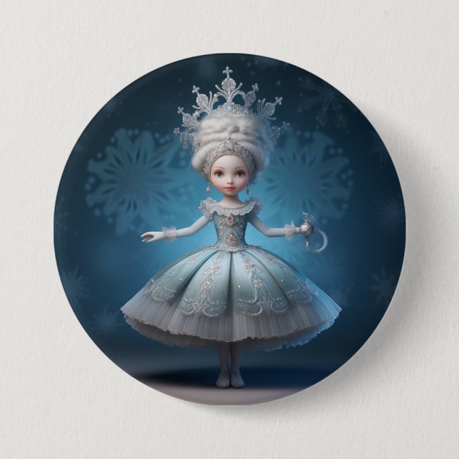 Nutcracker Ballet Fashion-Snow Queen 7.5 Cm Round Badge (Front)
