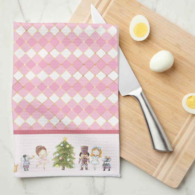 Nutcracker Ballet Kitchen Towel (Quarter Fold)