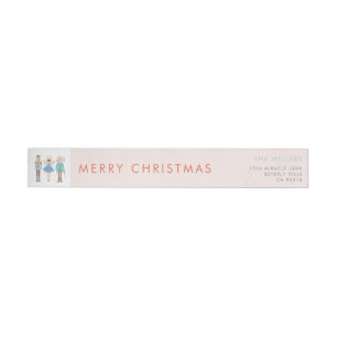 Nutcracker Ballet Minimal Modern Wrap Around Label