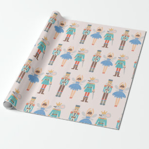 Nutcracker Ballet Minimal Modern Wrapping Paper