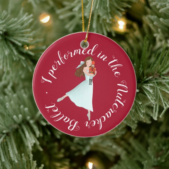 Nutcracker Ballet Performance | Personalized Ceramic Tree Decoration (Tree)