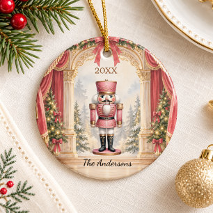 Nutcracker Ballet Theatre Christmas Ceramic Tree Decoration