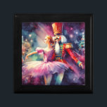 Nutcracker Ballet Watercolor Christmas Ballerina Gift Box<br><div class="desc">Nutcracker Ballet Watercolor Christmas Ballerina Festive Holiday Gift Box features a traditional Christmas ballet with a ballerina and nutcracker. Perfect for Christmas gifts,  Christmas favours,  holiday parties and more. Created by Evco Studio www.zazzle.com/store/evcostudio</div>
