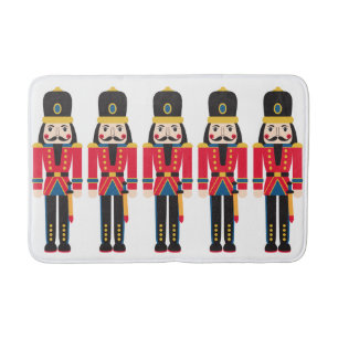 Nutcracker Bathroom Medium Tub Shower Bath Mat