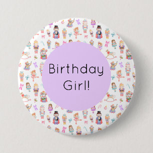 Nutcracker Birthday 7.5 Cm Round Badge