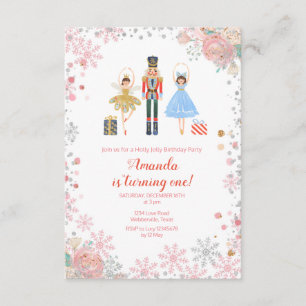 NUTCRACKER BIRTHDAY CELEBRATION 8th birthday Invitation