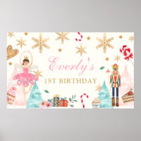 Nutcracker Birthday Fairy Land Of Sweet Backdrop