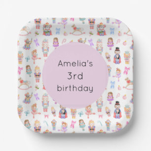 Nutcracker Birthday Paper Plate
