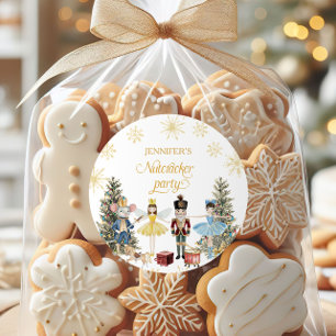 Nutcracker Birthday Party Classic Round Sticker
