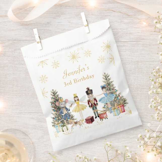 Nutcracker Birthday Party  Favour Bags (Clipped)
