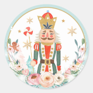 Nutcracker Birthday Sugar Plum Fairy Land Of Sweet Classic Round Sticker