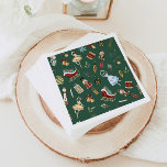 Nutcracker blue gold ballerina kids birthday party napkin<br><div class="desc">Nutcracker blue gold ballerina kids birthday party Napkins
Matching items are available.</div>