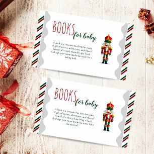 Nutcracker Books for Baby Christmas Enclosure Card