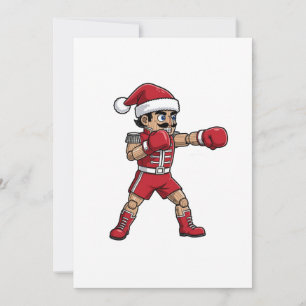 Nutcracker Boxer Champion Holiday Combat Sports Card