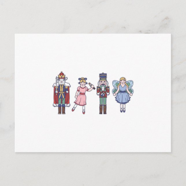 Nutcracker characters postcard (Front)