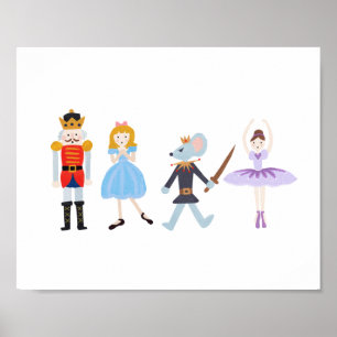 Nutcracker Characters Poster