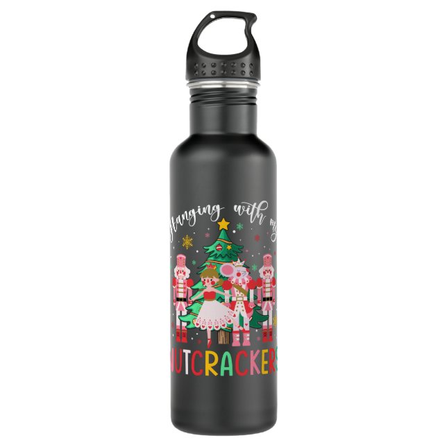 nutcracker christmas 710 ml water bottle (Front)
