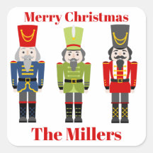 Nutcracker Christmas Address Classic