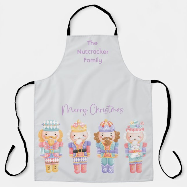 Nutcracker Christmas Apron (Front)
