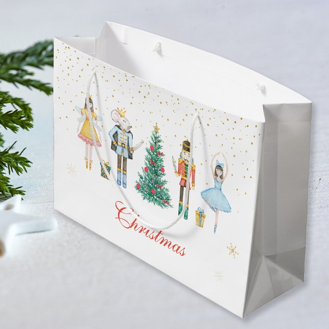 Nutcracker Christmas Baby Large Gift Bag (Creator Uploaded)