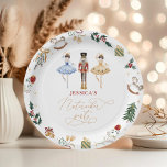 Nutcracker Christmas ballerina kids birthday party Paper Plate<br><div class="desc">Nutcracker Christmas ballerina kids birthday party Paper Plates 
Matching items are available.</div>