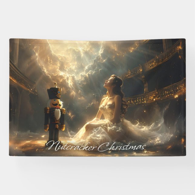 NUTCRACKER CHRISTMAS - BALLET & DANCE BANNER (Horizontal)