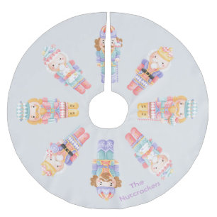 Nutcracker Christmas Brushed Polyester Tree Skirt